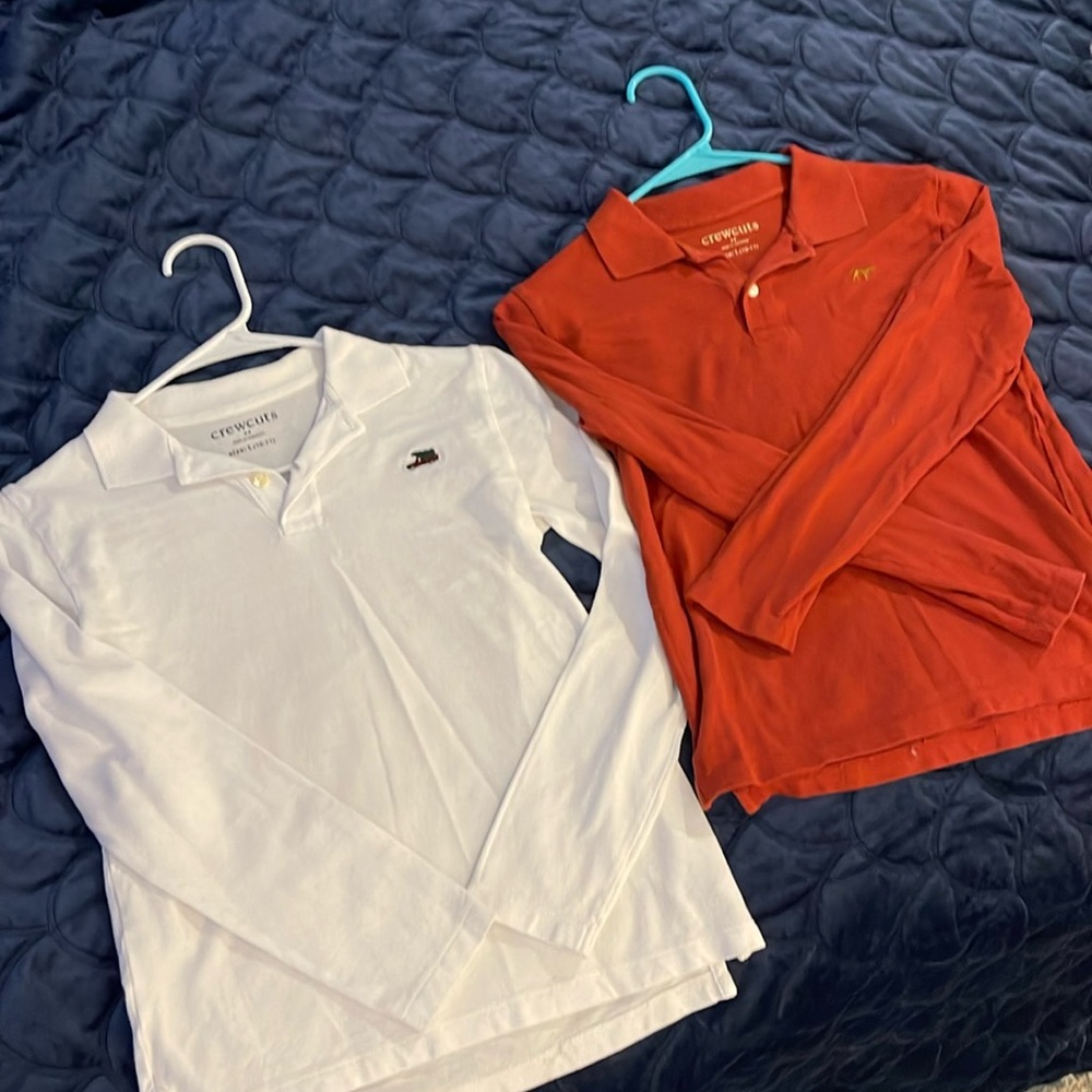 Boys Long Sleeve Polos